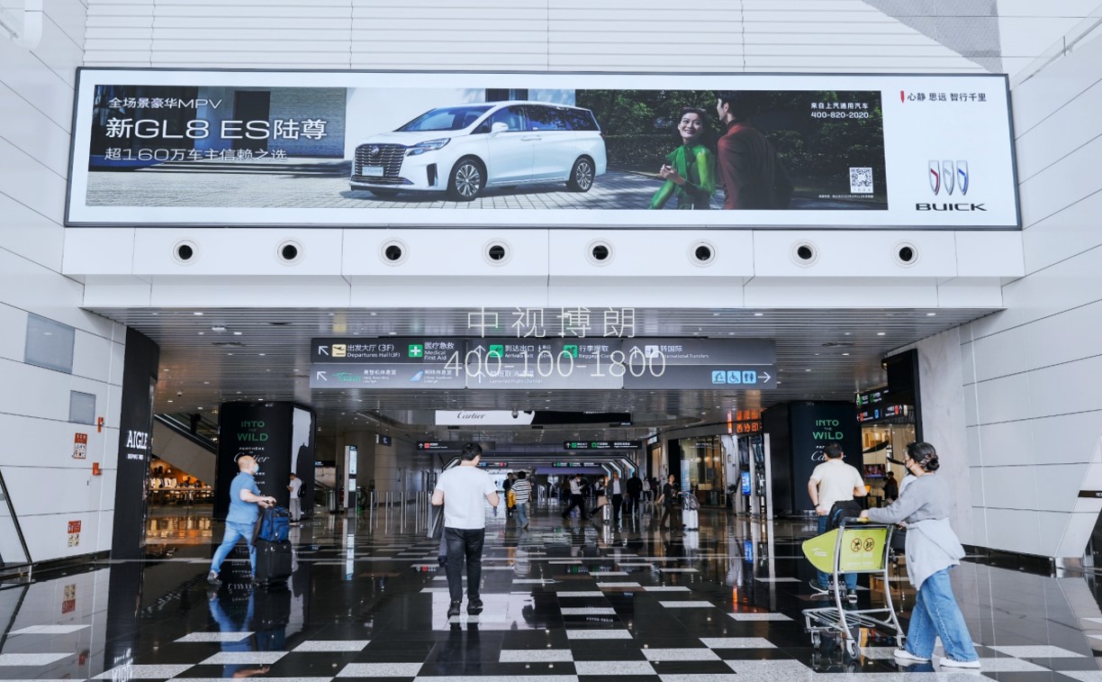Guangzhou Airport Advertising-T2国内混流区灯箱套装3