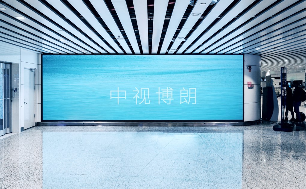 Guangzhou Airport Advertising-T2国际到达海关后方灯箱套装2